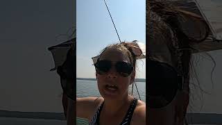 Sailing to Fish Creek catalina28 letsgosailing sailingadventure FishCreek [upl. by Analad835]