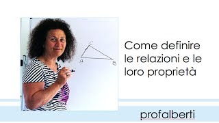 Relazioni definizioni e proprietà [upl. by Yeniffit]