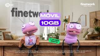 Finetwork  Móvil 10GB por 490€mes y un mes GRATIS 🔥 [upl. by Desdamona]