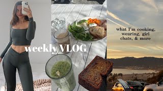 weekly VLOG  what im cooking wearing girl chats amp more [upl. by Arek]