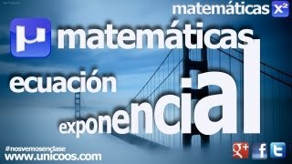 Ecuacion exponencial SECUNDARIA 4ºESO matematicas [upl. by Assillem684]