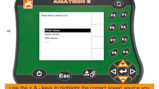 Amazone Amatron3  Setting up the Tractor ECU TECU [upl. by Girish38]