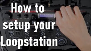 Settings for your RC 505 LOOPSTATION  BeginnersAdvanced TIPS [upl. by Bergerac]