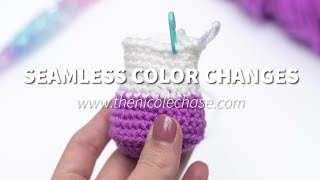 Seamless Color Changes for Amigurumi [upl. by Louella]