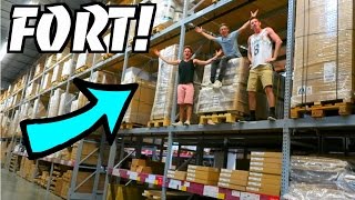 EPIC FORT IN IKEA RAFTERS [upl. by Remus]