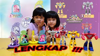 Mainan Happy Meal Januari 2021  Periode 2  My Little Pony dan Transformer  McD Indonesia [upl. by Chapland903]