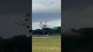 Czech air force Jas 39 Gripen at RIAT 2024 Airshow riat2024 jas39gripen planespotting avgeek [upl. by Fabrice]