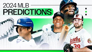 2024 MLB Predictions World Series Playoffs Divisions MVP Cy Young Rookie of the Year [upl. by Ttnerb]