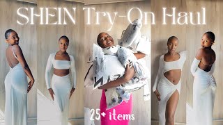 SHEIN TryOn Haul 25 ITEMS  DRESSES  JACKET  STEVE MADDEN  SOUTH AFRICAN YOUTUBER ​⁠ [upl. by Denie420]