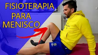 FISIOTERAPIA APÓS CIRURGIA DE MENISCO PARA JOGADOR DE FUTEBOL 8 EXERCICIOS MUITO IMPORTANTES [upl. by Aeki612]