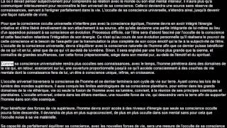 La Genèse Du Réel 21La conscience occulte universelle [upl. by Namdor]