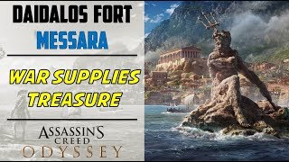 Daidalos Fort  Messara  War Supplies amp Treasure Location  AC ODYSSEY [upl. by Azitram]