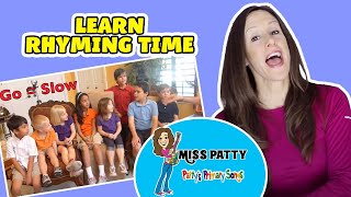 Learn to Read Rhyming Time Song for Children Kids and Toddlers by Patty Shukla [upl. by Jar]