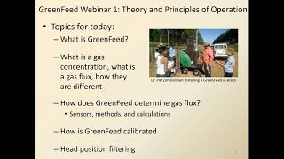 GreenFeed Webinar Part 1  Theories and Principles of Operation [upl. by Ilohcin]