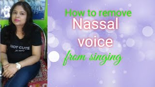 How to remove nasal tone from singing [upl. by Namrej]