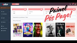 NOVIDADE NOVO PAINEL DE REVENDA IPTV NO PÓS PAGO [upl. by Ogaitnas632]