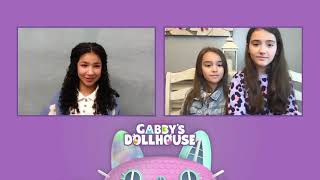 Kids Press Day with Laila Lockhart Kraner of Gabbys Dollhouse  Enjoying Family Life [upl. by Frannie]