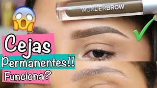 Cejas PERMANENTES Funciona  WunderBrow  Mirianny [upl. by Hilario]