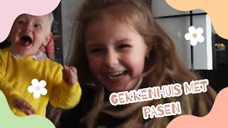 PASEN VIEREN SAMEN MET DE FAMILIE WAT EEN GEKKENHUIS 👨‍👩‍👧‍👦🐣 amp GLENN IS ER KLAAR MEE  VLOG 233 [upl. by Iggie311]