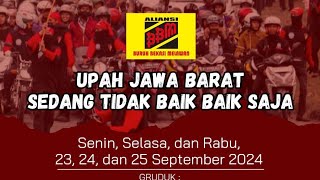 Aksi aliansi Buruh SeJawa Barat Menuntut Upah Buruh Di Atas Satu Tahun [upl. by Alysoun445]