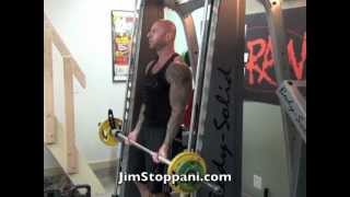 Smith Machine Curl Throw by Jim Stoppani [upl. by Marice444]