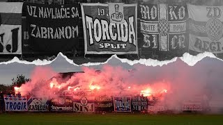 Torcida Split  NK Bilogora 91  HNK Hajduk Split 04 116 finala Hrvatskog kupa [upl. by Ahsilahk]