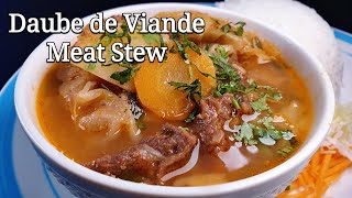 Recette Daube de Viande  Meat Stew Eid Special Recipe [upl. by Einahpats]