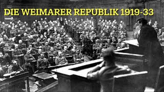 Die Weimarer Republik 191933 kurz und einfach erklärt Abitur NRW [upl. by Aik969]