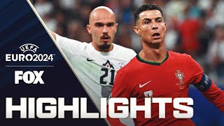 Portugal vs Slovenia Highlights  UEFA Euro 2024  Round of 16 [upl. by Dianna]