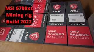 6700xt Mining rig build 2022 [upl. by Wilde]