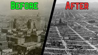 Over 80 destroyed The great 1906 San Francisco earthquake [upl. by Atteuqehs]