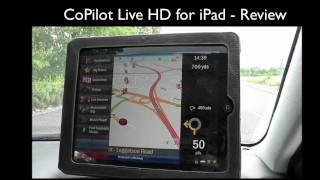 CoPilot Live HD iPad App Review amp Onroad Usage [upl. by Alor]