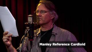 Manley Reference Microphones  Tube Mic Voiceover Test [upl. by Eittod176]