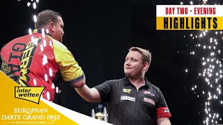 ALLGERMAN SHOWDOWN  Day Two Evening Highlights  2023 European Darts Grand Prix [upl. by Egduj345]