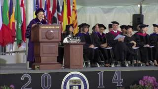 Wellesley College Commencement 2014 [upl. by Nahtad781]