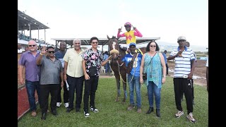 JAMAICA RACING Captain Sparrow Soars To Win Sat Mar 30 2024 6th [upl. by Chun]