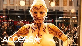 Heidi Klum Gets Into Prosthetics For Epic Halloween Transformation [upl. by Mavis764]