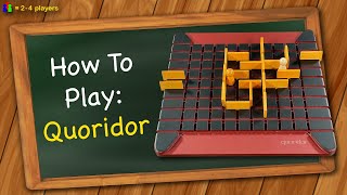 How to play Quoridor [upl. by Aileno]