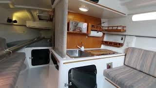 1989 Macgregor 26D Interior tour [upl. by Osborn45]