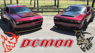 Dodge Demon Vs Demon 170  Direct Comparison amp Review [upl. by Ahsyad143]