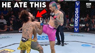 Chito Vera Takes HUGE Knee From Sean OMalley at UFC 299  Doctor Explains [upl. by Relyks890]