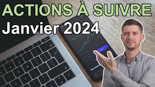 Les Actions que je vais Acheter en Janvier 2024 en Bourse [upl. by Ellyn]