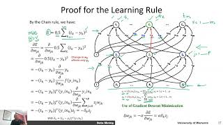 85 Deriving Backpropagation algorithm for MLPs Data Mining and Machine Learning [upl. by Eoin781]