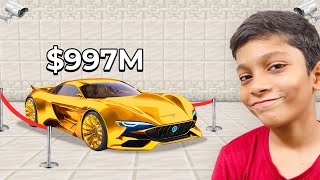 How I stole the MOST EXPENSIVE car in MINECRAFT [upl. by Yentruoc]