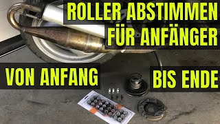 TUTORIAL Roller RICHTIG ABSTIMMEN für Anfänger komplett von Anfang bis Ende Sportauspuff [upl. by Lanoil112]