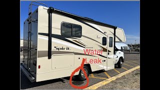 RV Water Leak Issue 2022 Winnebago Minnie Winnie 22R [upl. by Harlamert]