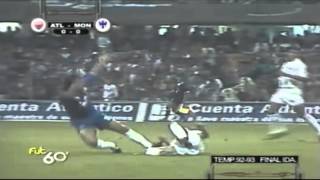 Atlante 1 Monterrey 0 Final ida Temp 9293 26Mayo1993 Estadio Azteca [upl. by Julis]