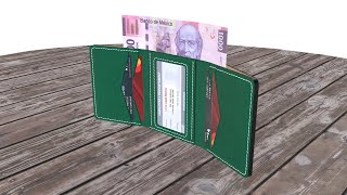 Simple Trifold Wallet configurator free pattern [upl. by Suoilenroc309]