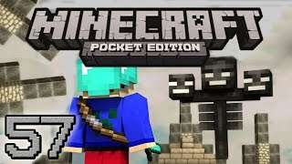 MINECRAFT PE COME EVOCARE E UCCIDERE IL WITHER 57 [upl. by Llehcram]