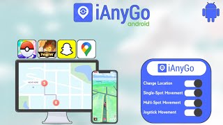 Spoof GPS Location on Android Working  iAnyGo [upl. by Langill]